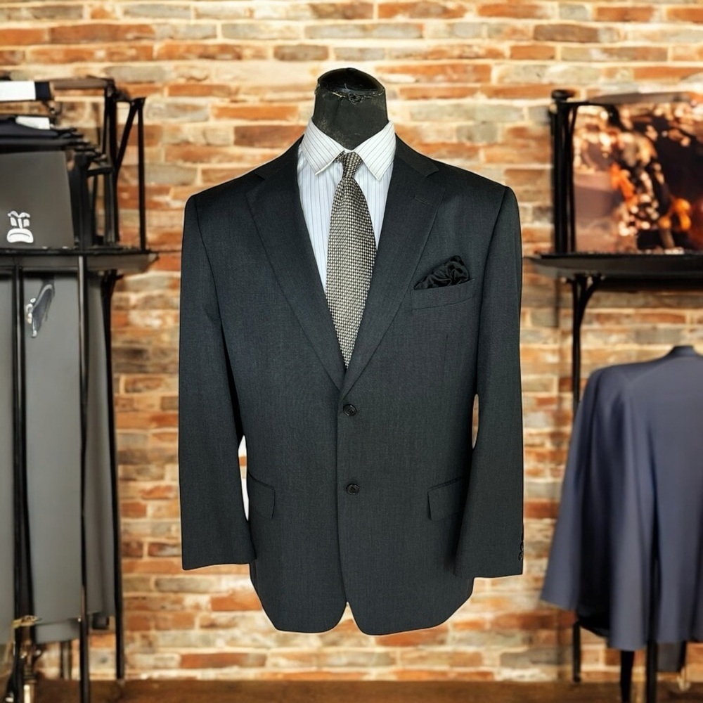 Haggar Black Sport Coat Tailored Fit☑️